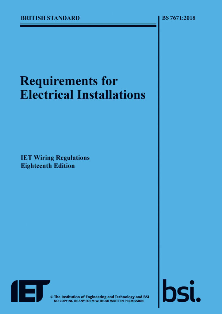 18th Edition IET Wiring Regulations for electrical installations now available