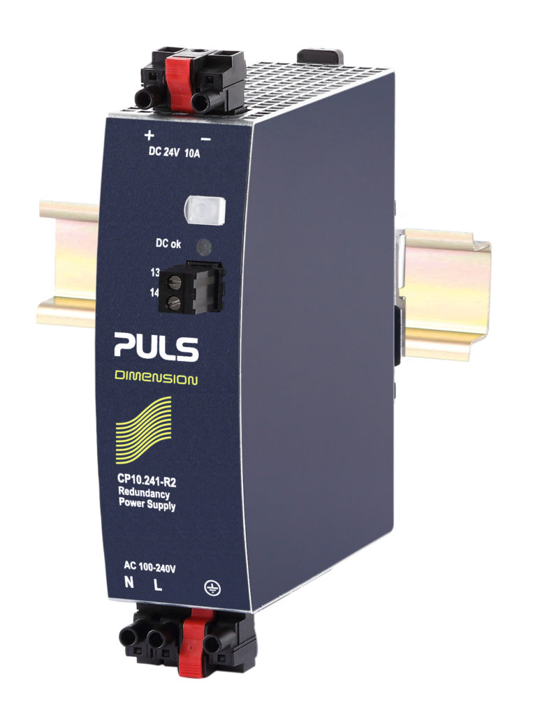 DIN-Rail power supplies available with internal decoupling and hot-swap connections