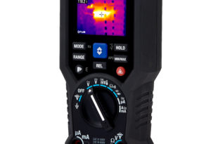 Digital multimeter and thermal imager combination