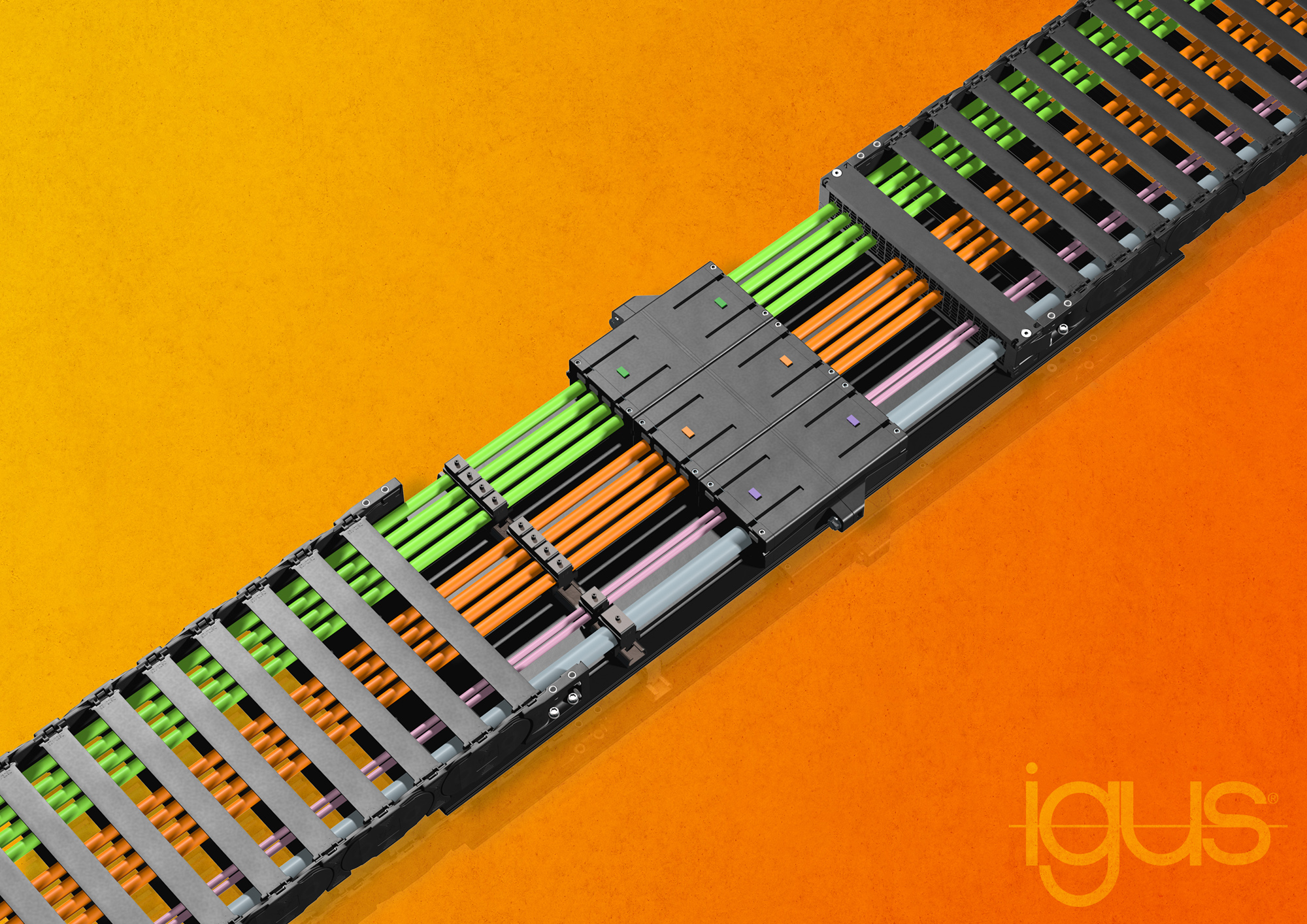 Pluging Module Cable Plug-in connector electrical cables, fibre optic cables and pneumatics ...