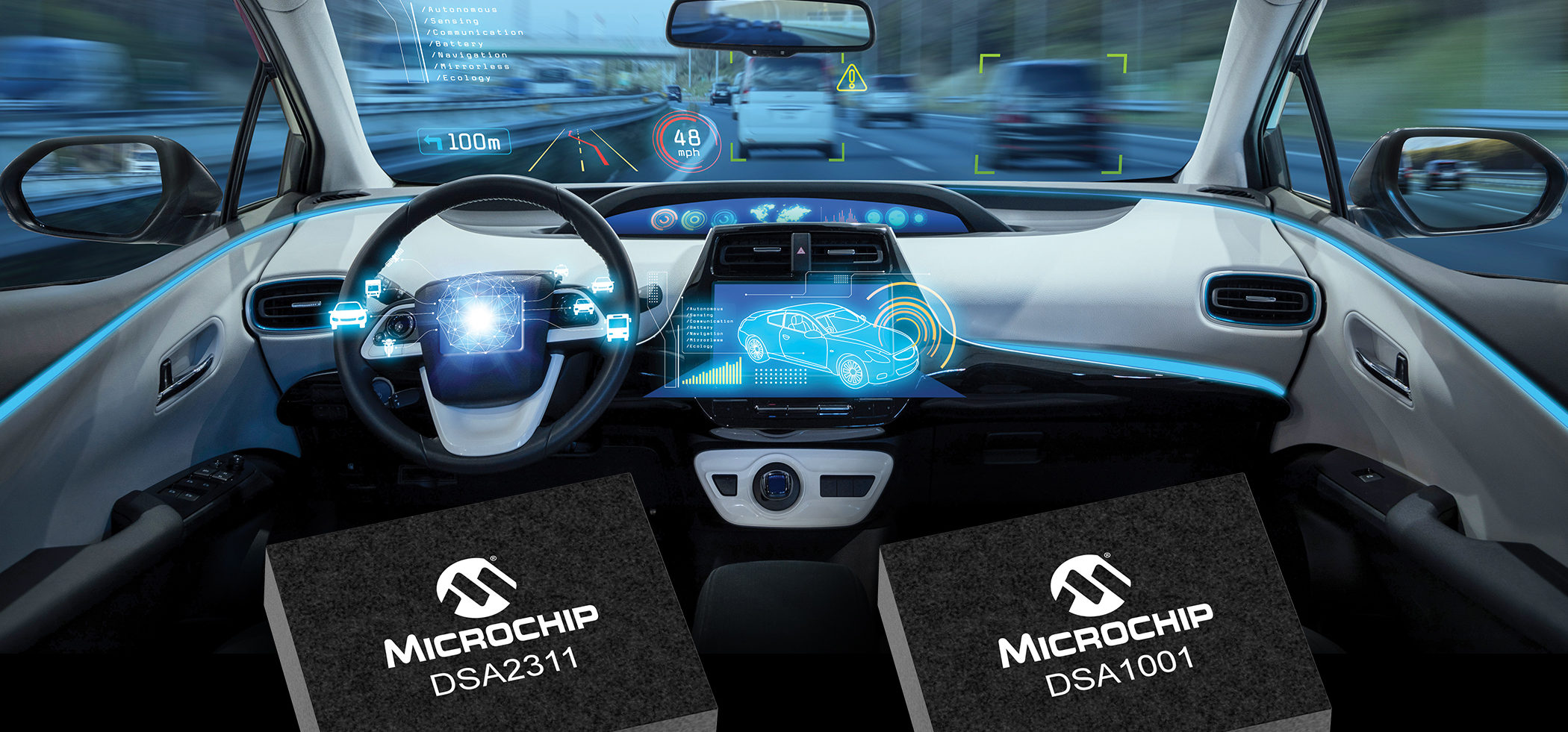 Automotive MEMS Oscillators 20 times better reliability, 500 times better tolerance to shock