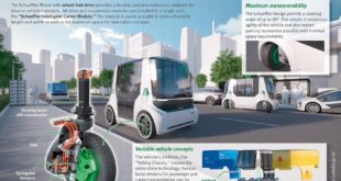 Urban vehicle concept for the future: the Schaeffler Mover