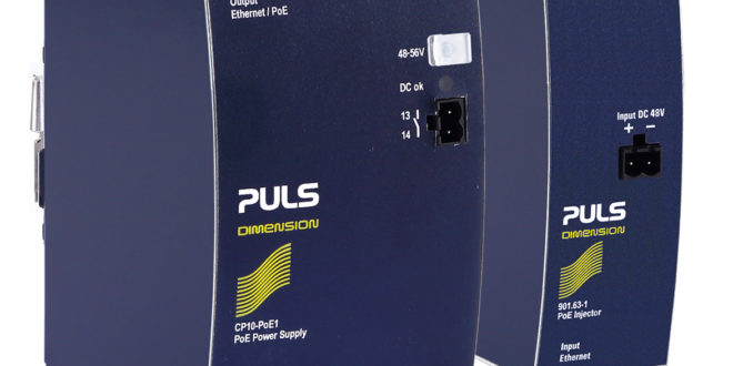 PULS 8-port DIN-Rail PoE injectors