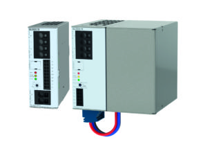 Ultracapacitor and battery-powered DC UPS