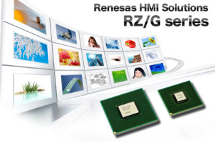 High-performance RZ/G1C microprocessor enables HMI applications