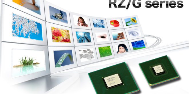 High-performance RZ/G1C microprocessor enables HMI applications