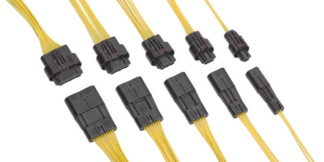 Sealed wire-to-wire connectors protect against water and dirt