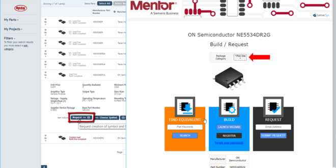 Free CAD models available now in all Mentor PCB formats