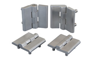 Corrosion resistance: stainless steel hinges suit cleanroom applications