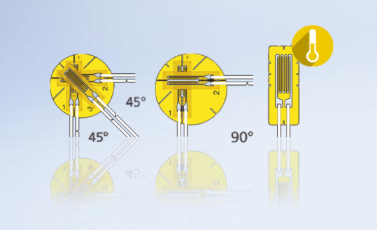 Strain gauges for temperatures up to 350°C