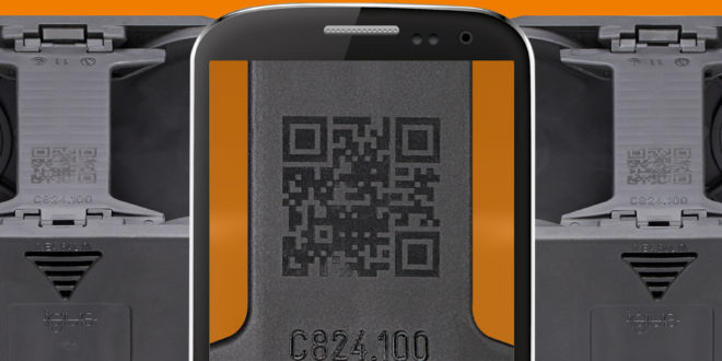 Integrated QR-code e-chains offers easy part identification