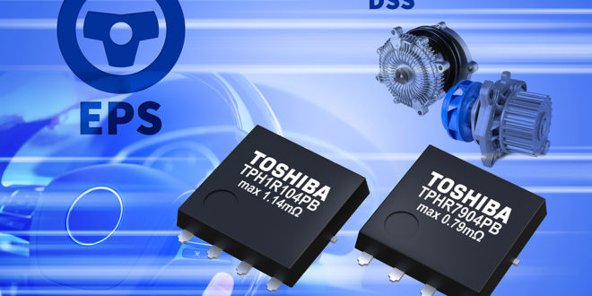 Toshiba releases automotive 40V N-Channel power MOSFETs in 5mm x 6mm package