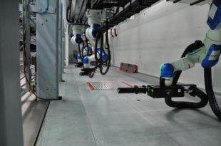 Aerodynamics: Robot measurement system puts wind tunnel testing into top gear