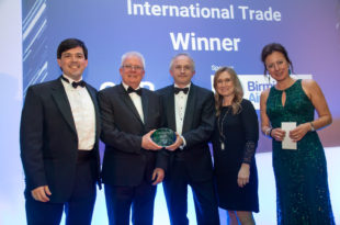 G&P wins International Trade Award at 2018 West Midlands Business Masters