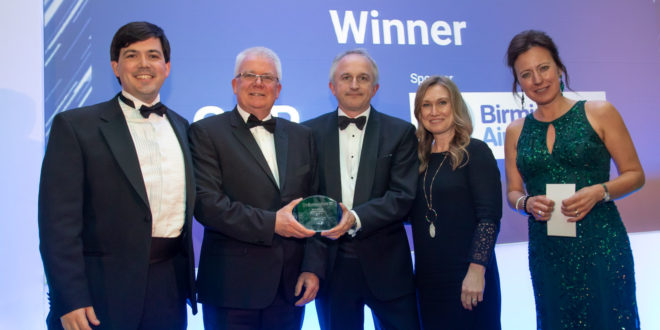 G&P wins International Trade Award at 2018 West Midlands Business Masters