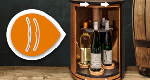 Stylish wine storage with 3D-printed parts