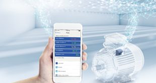 Real-time monitoring of motors via a smart device App