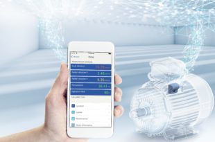 Real-time monitoring of motors via a smart device App