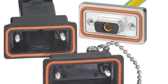 Waterproof connector provides IP66 and IP67 protection