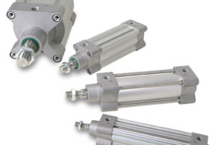 Pneumatic cylinders for applications such as linear motion, clamping, lifting