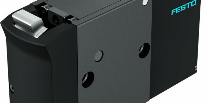 Electric Stopper features internal logic processing via digital I/O