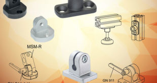 Profile compatible mounting components for aluminium frame machine screens and guards