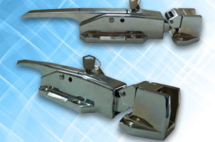 Large slam latch with inside safety release