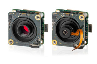 Board level cameras with liquid lens control