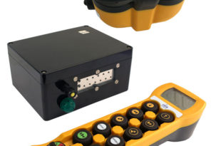 Radio remote control for hoists and cranes