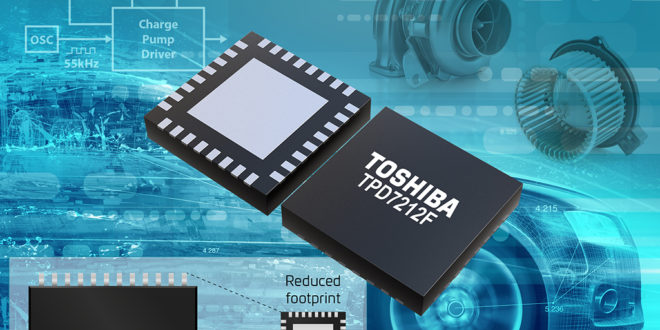 Compact power MOSFET gate driver intelligent power device