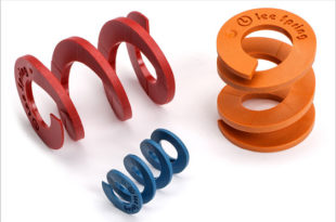 Plastic composite compression springs