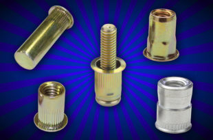 Blind threaded inserts provide permanent threads in thin sheet applications with one-sided access