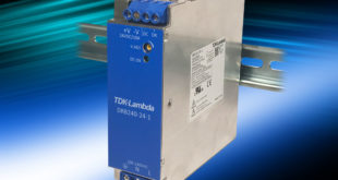 Narrow width 120W and 240W DIN rail power supplies are 93% efficient