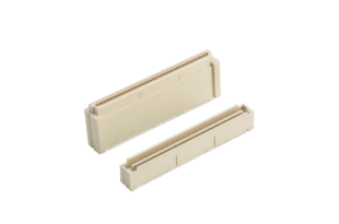 Low-cost high-density PCB stacking connectors