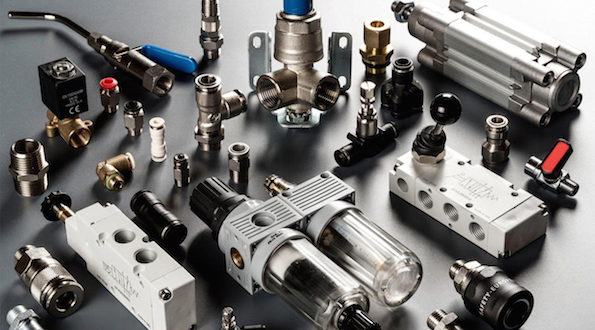 Pneumatics components target maintenance engineers and machine builders