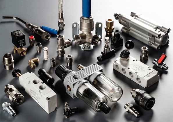 Pneumatics components target maintenance engineers and machine builders