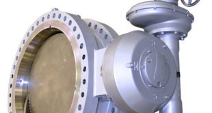 Variable speed actuation for a large butterfly valve