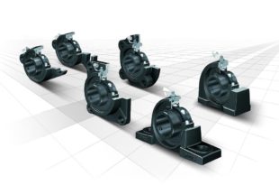 Radial insert ball bearings and housing units are robust, reliable, low maintenance