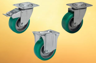 Soft polyurethane wheeled castors