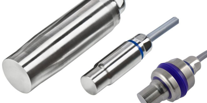 First ultrasonic sensor in encapsu­lated, gap-free stainless-steel housing