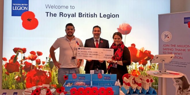 AES Global donates to the Royal British Legion