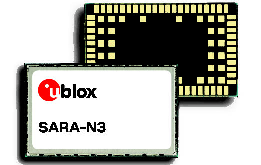Multi-band SARA-N3 is globally configurable for operation under any NB-IoT network