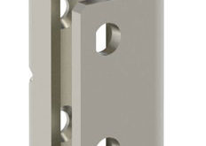 Stainless steel concealed hinge for prominent enclosure doors