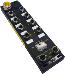 Industrial ethernet I/O modules for motorised drive rollers