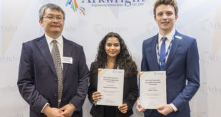 Hundreds of UK teens honoured at national engineering awards