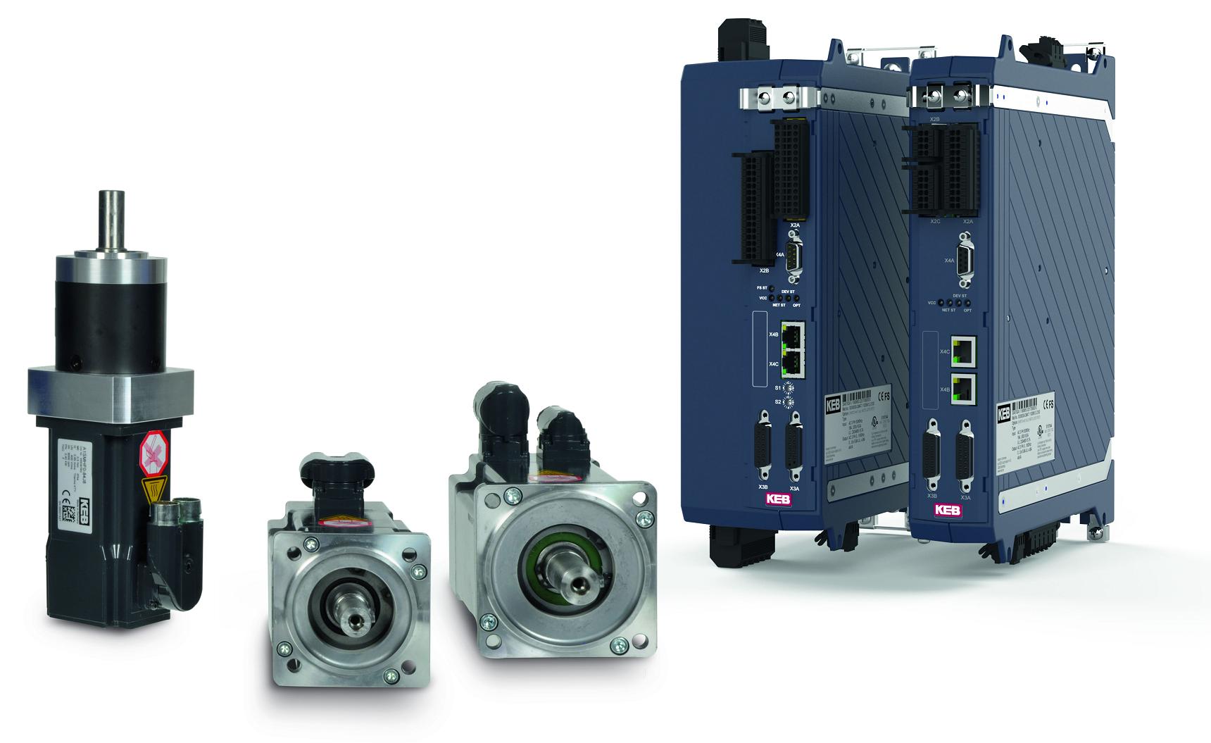 Servo drives provide high overload, real time control and integrated functional safety