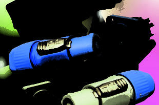 Locking power connector