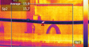 Pinpointing cable faults with thermal imaging