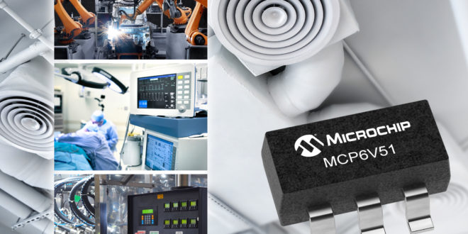 45V, zero-drift operational amplifier provides
ultra-high precision plus EMI filtering