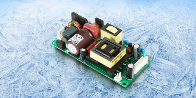 150W AC-DC power supply features medical (BF) and ITE approvals.